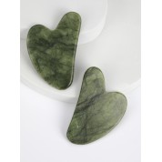 Heart Design Jade Gua Sha Board For Skin Care