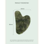 Heart Design Jade Gua Sha Board For Skin Care