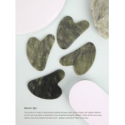 Heart Design Jade Gua Sha Board For Skin Care