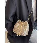 Glamorous Glitter Sequin Mini Bucket Bag