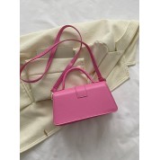 Minimalist Top Handle Flap Square Bag