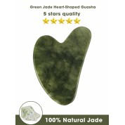 Heart Design Jade Gua Sha Board For Skin Care