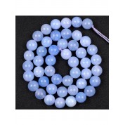 Purple Angelite Jade Beads For Diy Jewelry