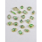 Black Friday Jade Rhinestone Nail Art Charms