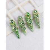 Black Friday Jade Rhinestone Nail Art Charms