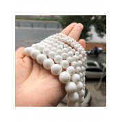 White Chalcedony Jade Beads For Diy Jewelry