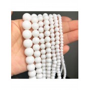 White Chalcedony Jade Beads For Diy Jewelry