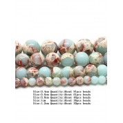 Blue Chalcedony Jade Beads For Diy Jewelry