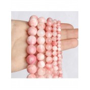 Versatile Red Persian Jade Beads For Diy Jewelry