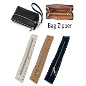 Versatile Dual-sided Leather Bag Zipper