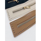 Versatile Dual-sided Leather Bag Zipper