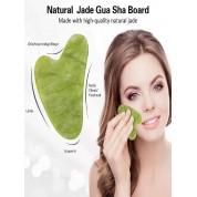 Natural Jade Gua Sha Facial Massage Tool