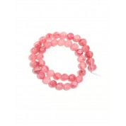 Versatile Pink Jade Stone Beads For Diy Crafts