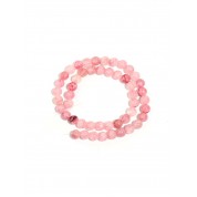 Versatile Pink Jade Stone Beads For Diy Crafts