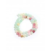 Multicolor Natural Dyed Jade Beads For Diy Jewelry