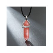 Hexagonal Gemstone Chakra Pendant Necklace