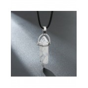 Hexagonal Gemstone Chakra Pendant Necklace