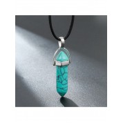 Hexagonal Gemstone Chakra Pendant Necklace