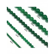 Versatile Dark Green Jade Beads For Jewelry