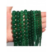 Versatile Dark Green Jade Beads For Jewelry