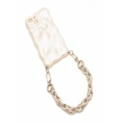 Elegant Pearl Decor Chain Hand Strap