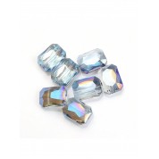 Versatile 13x18mm Electroplated Crystal Beads