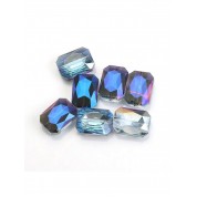 Versatile 13x18mm Electroplated Crystal Beads