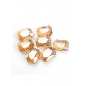 Versatile 13x18mm Electroplated Crystal Beads