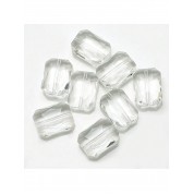 Versatile 13x18mm Electroplated Crystal Beads