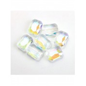 Versatile 13x18mm Electroplated Crystal Beads