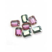 Versatile 13x18mm Electroplated Crystal Beads