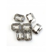 Versatile 13x18mm Electroplated Crystal Beads