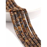 Versatile Natural Gemstone Cylinder Tube Beads