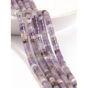 Versatile Natural Gemstone Cylinder Tube Beads