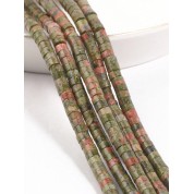 Versatile Natural Gemstone Cylinder Tube Beads