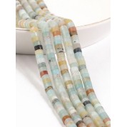 Versatile Natural Gemstone Cylinder Tube Beads