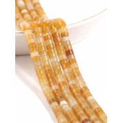 Versatile Natural Gemstone Cylinder Tube Beads