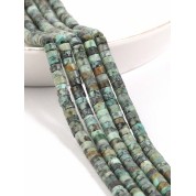 Versatile Natural Gemstone Cylinder Tube Beads