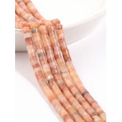 Versatile Natural Gemstone Cylinder Tube Beads