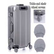 Multi-functional Grey Suitcase Wheel Covers