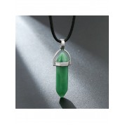 Hexagonal Gemstone Chakra Pendant Necklace