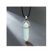 Hexagonal Gemstone Chakra Pendant Necklace