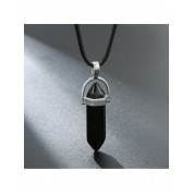 Hexagonal Gemstone Chakra Pendant Necklace