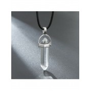 Hexagonal Gemstone Chakra Pendant Necklace