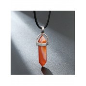 Hexagonal Gemstone Chakra Pendant Necklace