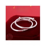 Simple 925 Sterling Silver Good Luck Bracelet