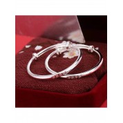 Simple 925 Sterling Silver Good Luck Bracelet