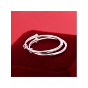 Simple 925 Sterling Silver Good Luck Bracelet