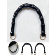 Black Acrylic Handle For Woven Bags