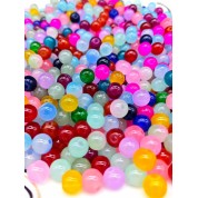 Colorful 8mm Crystal Glass Spacer Beads